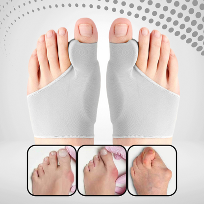 Separador de dedos del pie: corrector del dolor con almohadilla de gel