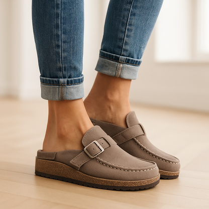 Sandales de soutien avec fermeture à boucle
