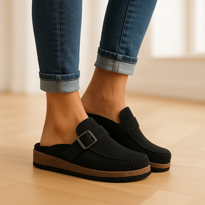 Sandales de soutien avec fermeture à boucle