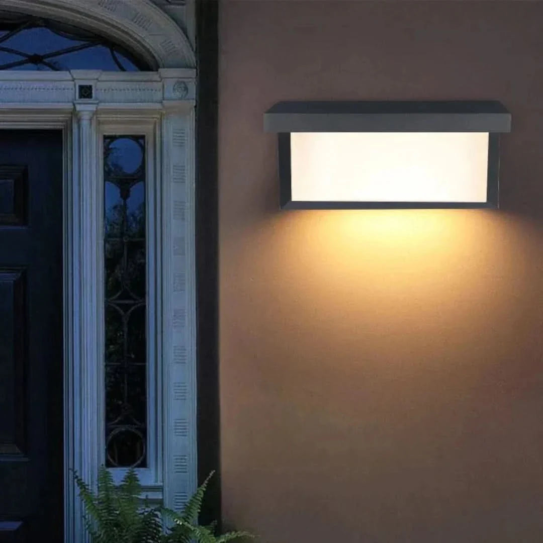 HorizonShine - Lampada da parete a LED impermeabile e sostenibile