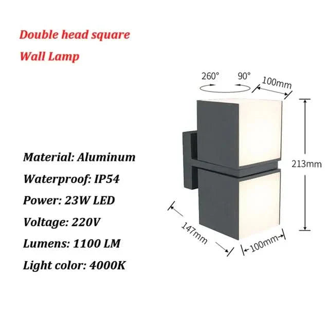 AquaSeal - Aplique LED impermeable