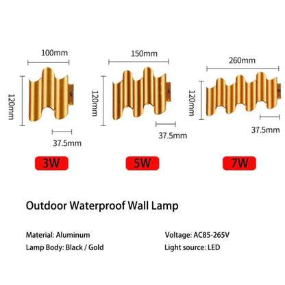 ElementGuard - lámpara de pared de aluminio