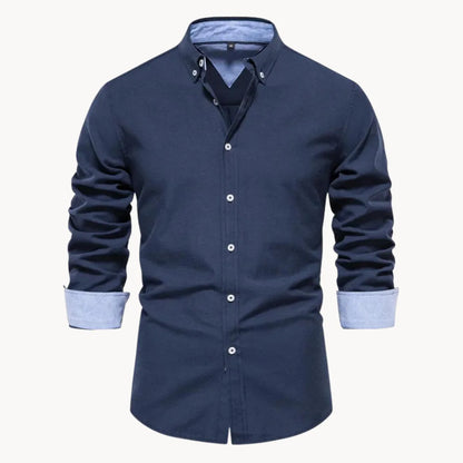 Hugo | Shirt with Button-Down Collar and Long Sleeves