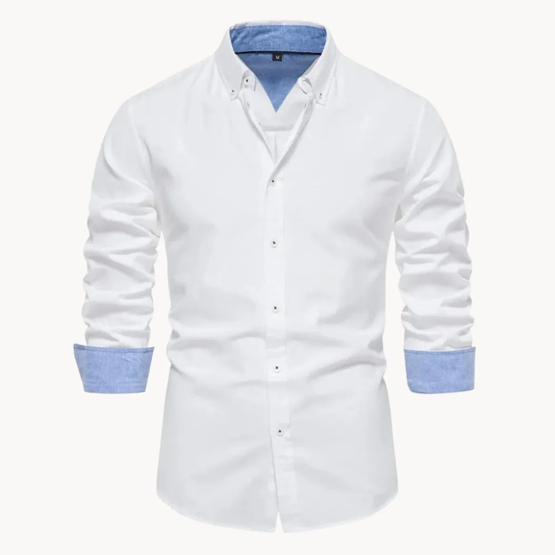 Hugo | Shirt with Button-Down Collar and Long Sleeves