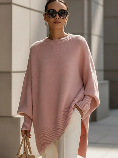Oversized merino wool women's jumper