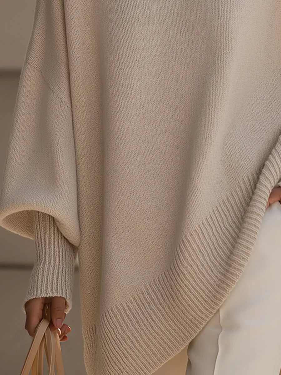 Oversized merino wool women's jumper