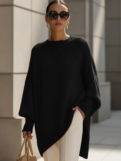 Oversized merino wool women's jumper