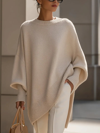 Oversized merino wool women's jumper