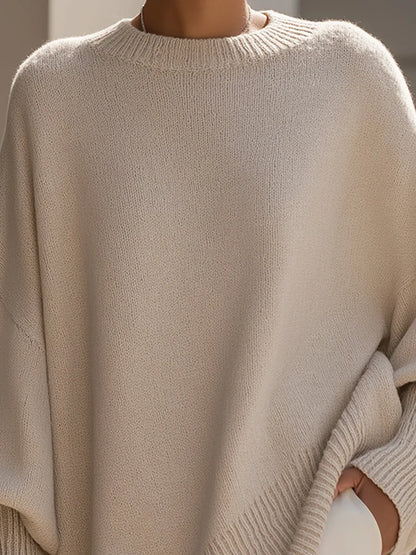 Pull oversize pour femme en laine mérinos