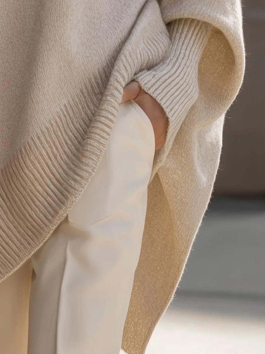Pull oversize pour femme en laine mérinos