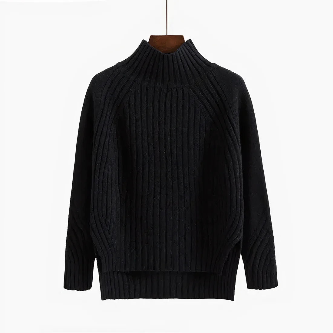 Pull à col roulé en laine mérinos pour femme – Chaud, intemporel et confortable