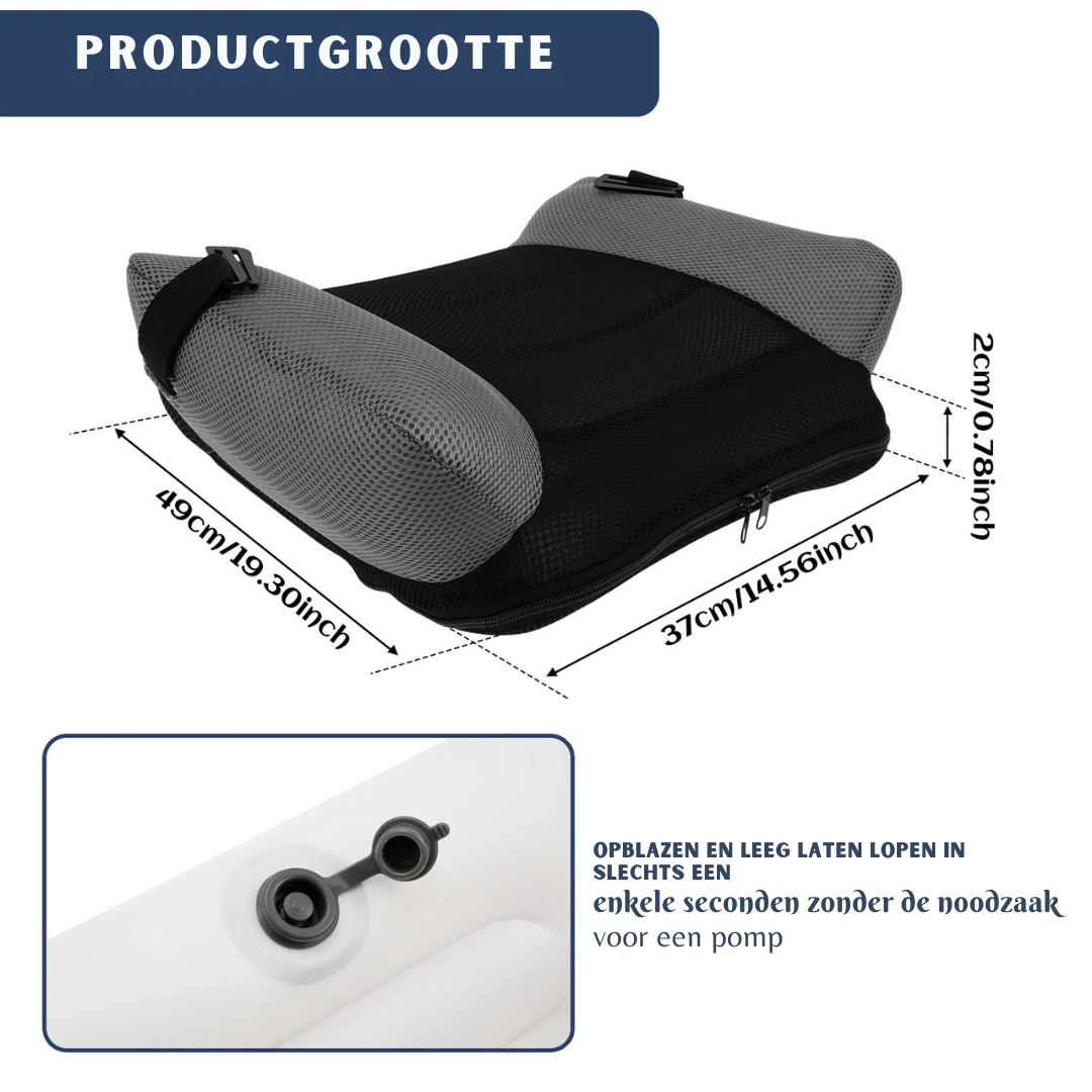 Inflatable Booster - Portable Car Seat Cushion - Children