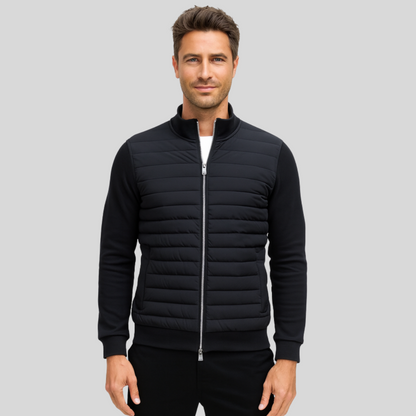 Padded Jacket for Men with Zip Closure