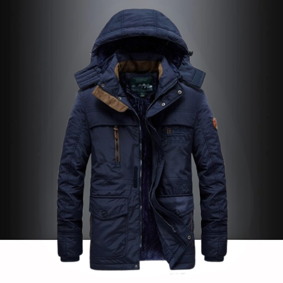 Padded Jacket with Removable Hood