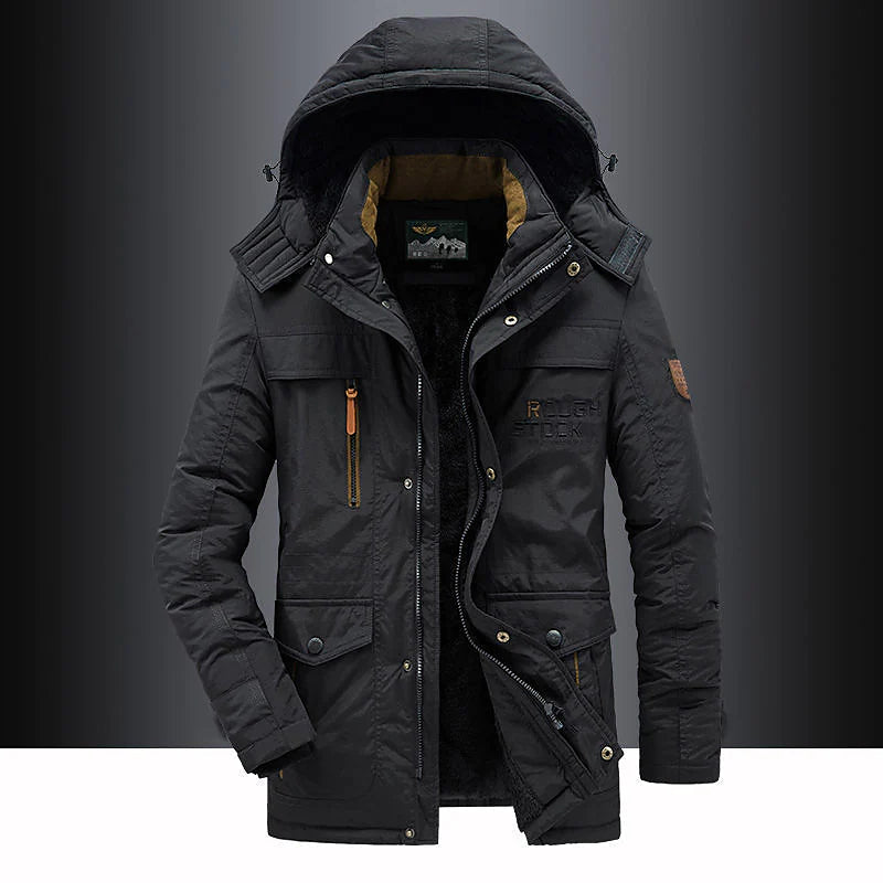Padded Jacket with Removable Hood