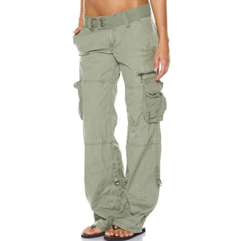 Leandra - Cargo trousers with multiple pockets for women