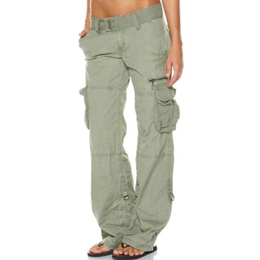 Pantalones Cargo con Bolsillos para Mujer – Paloma