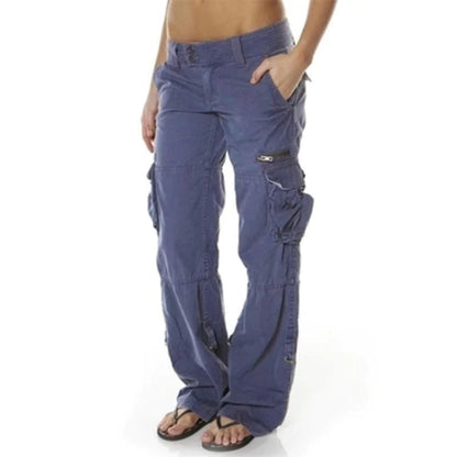 Leandra - Cargo trousers with multiple pockets for women
