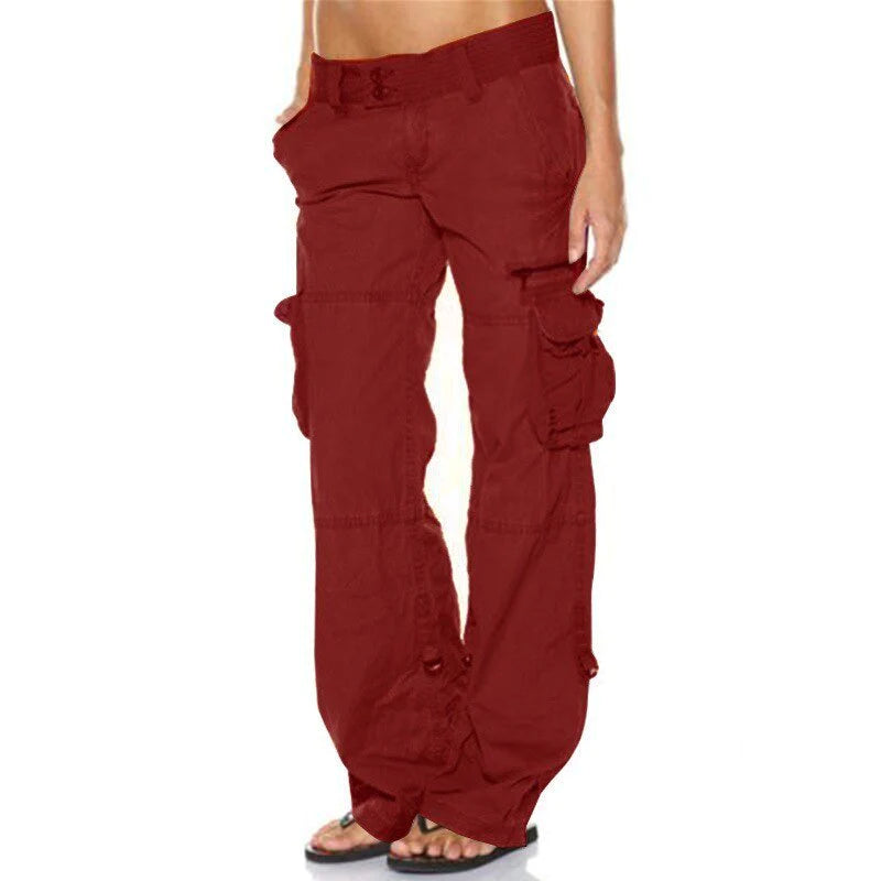 Leandra - Cargo trousers with multiple pockets for women