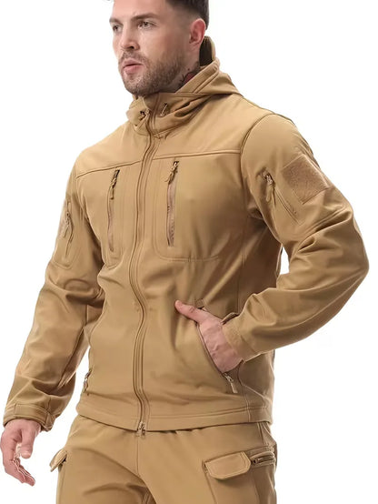 Parka with fleece lining