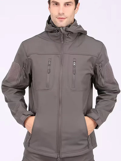 Parka with fleece lining
