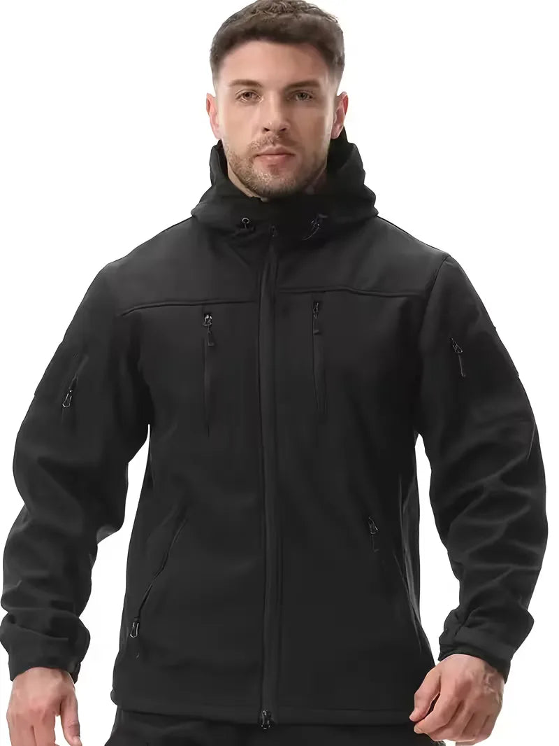 Parka with fleece lining