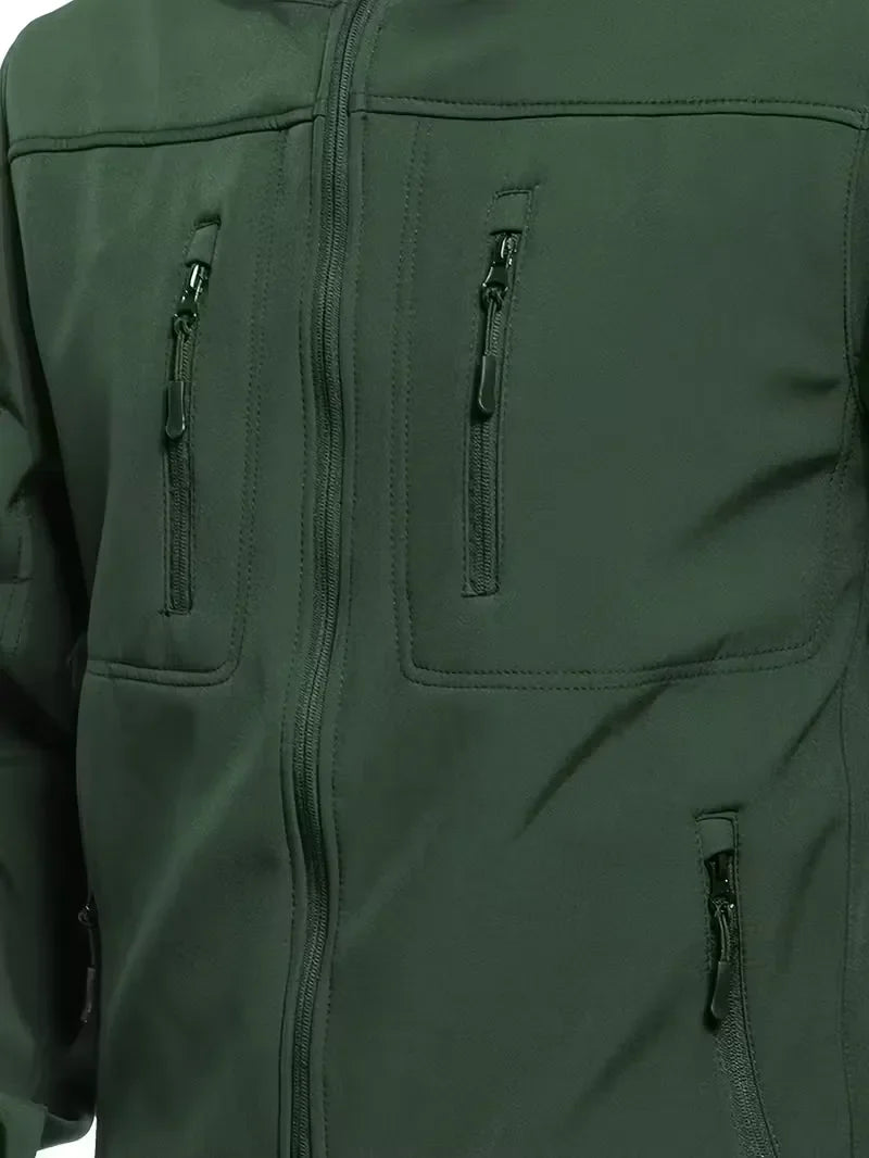 Parka with fleece lining