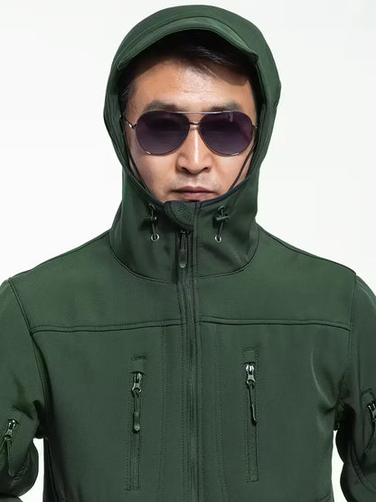 Parka with fleece lining