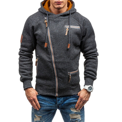 Murie - Casual fleece hoodie with pockets for men