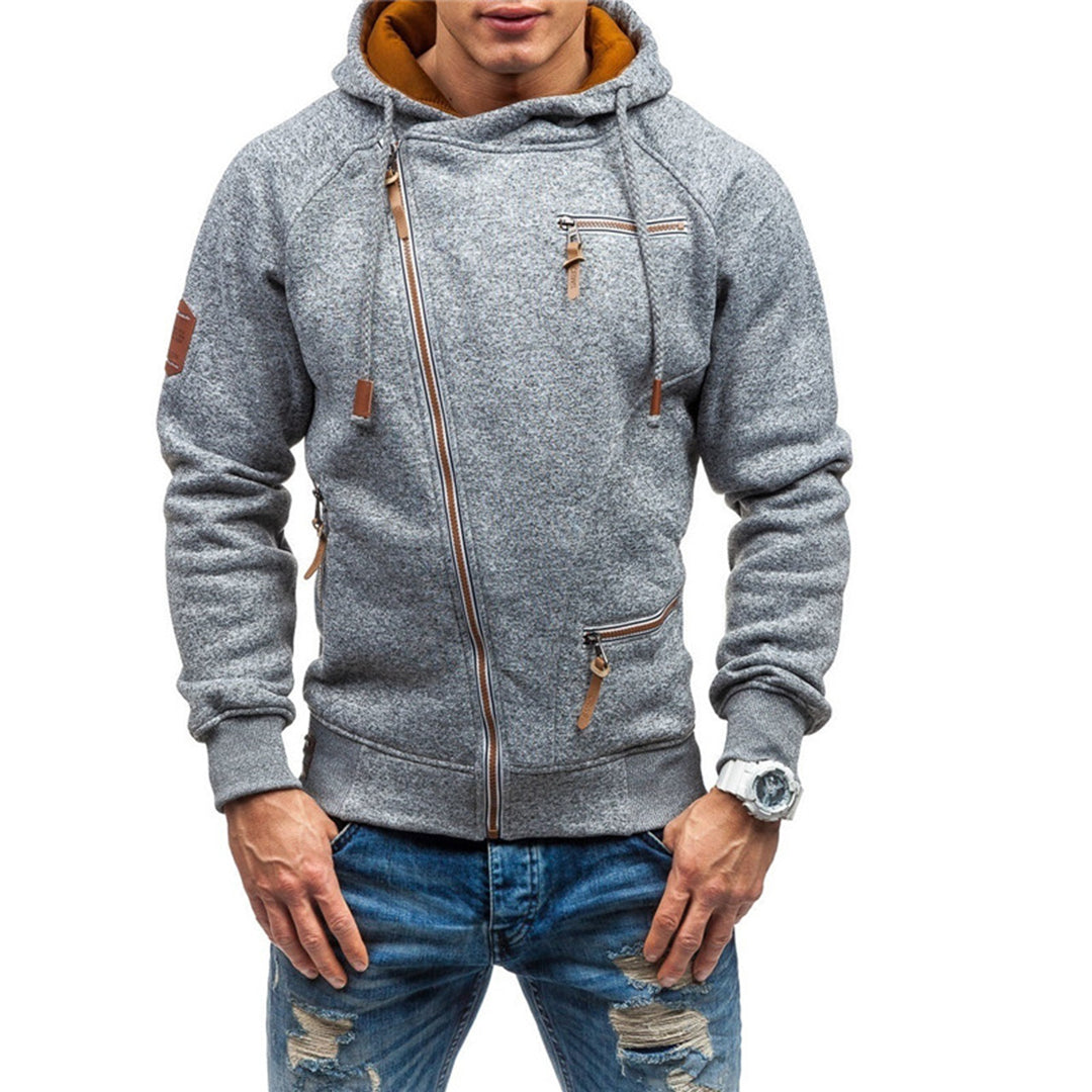 Murie - Casual fleece hoodie with pockets for men