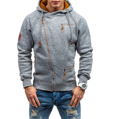 Murie - Casual fleece hoodie with pockets for men