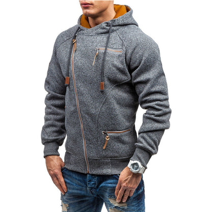 Murie - Casual fleece hoodie with pockets for men