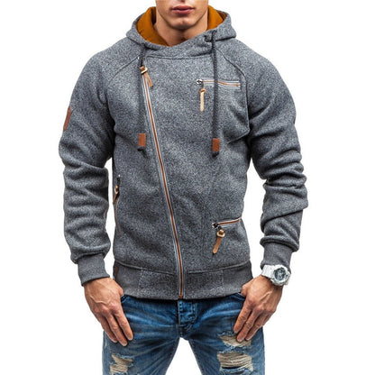 Murie - Casual fleece hoodie with pockets for men