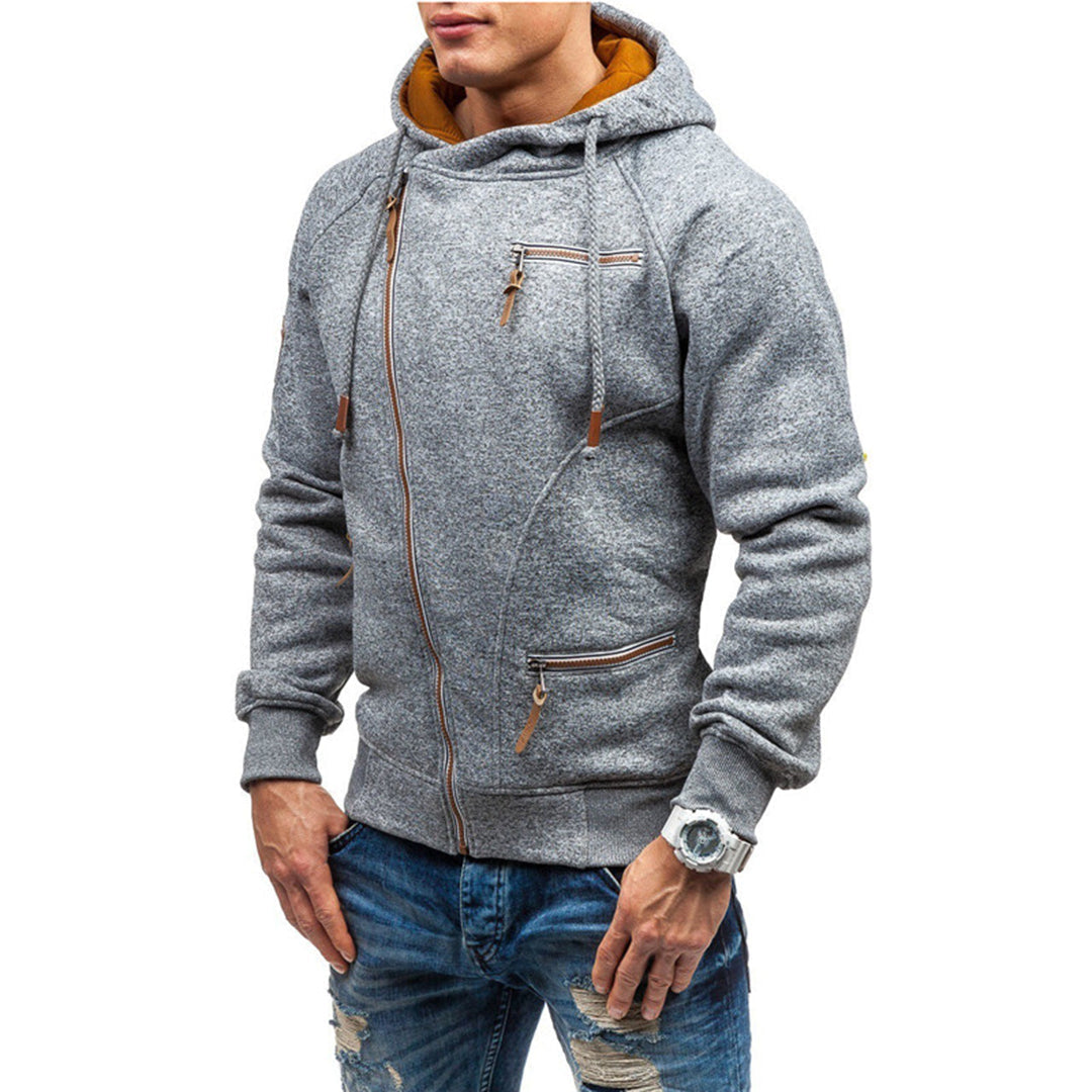 Murie - Casual fleece hoodie with pockets for men