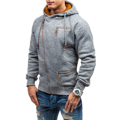 Murie - Casual fleece hoodie with pockets for men