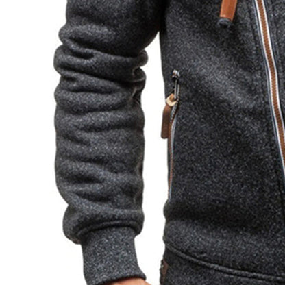 Murie - Casual fleece hoodie with pockets for men