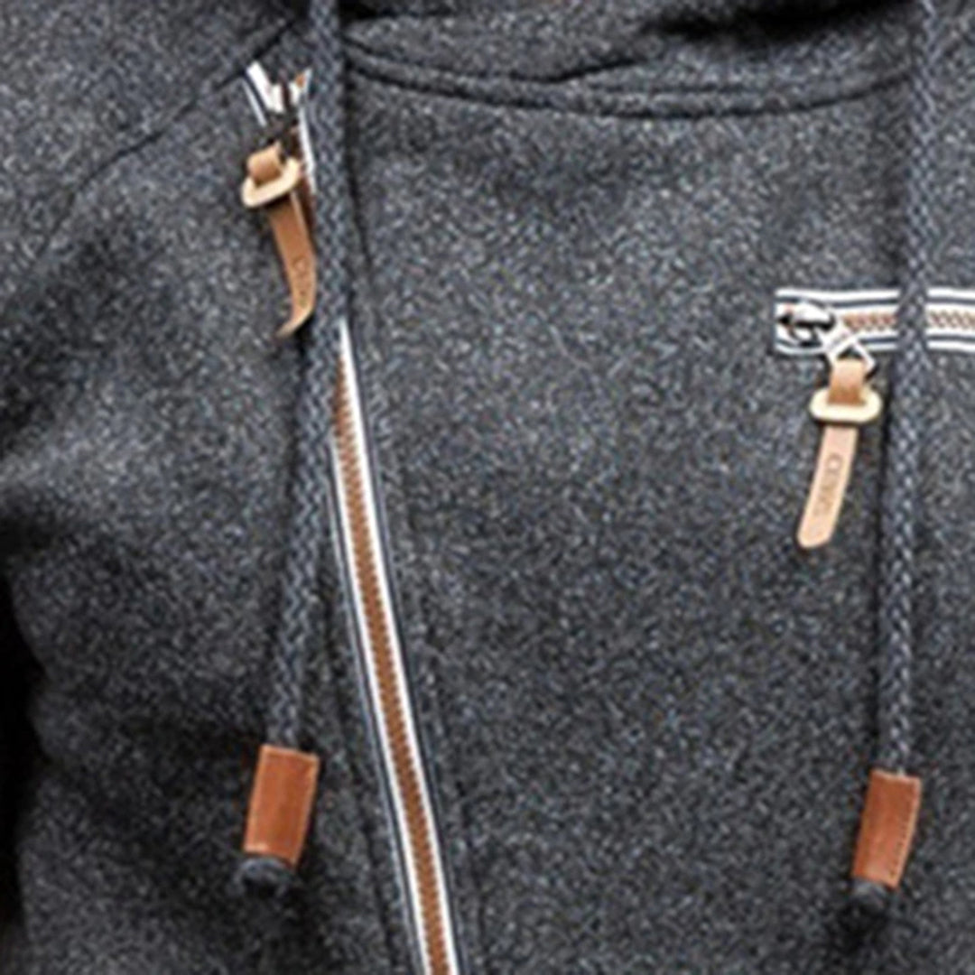 Murie - Casual fleece hoodie with pockets for men