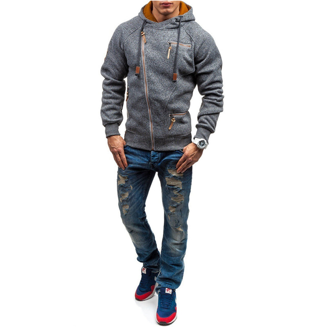 Murie - Casual fleece hoodie with pockets for men