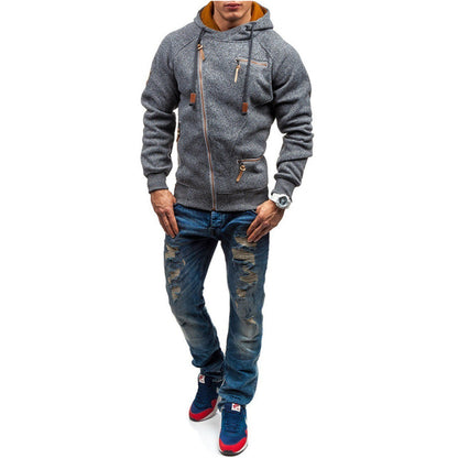 Murie - Casual fleece hoodie with pockets for men