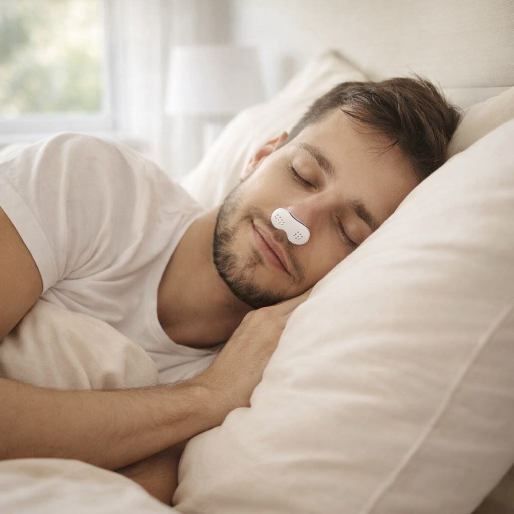 Dispositivo antirussamento e purificatore d'aria 2 in 1 | Goditi una buona notte di sonno