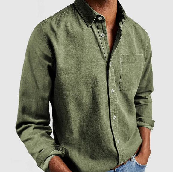 Peter | Cotton Linen Men's Shirt