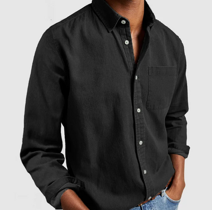 Peter | Cotton Linen Men's Shirt