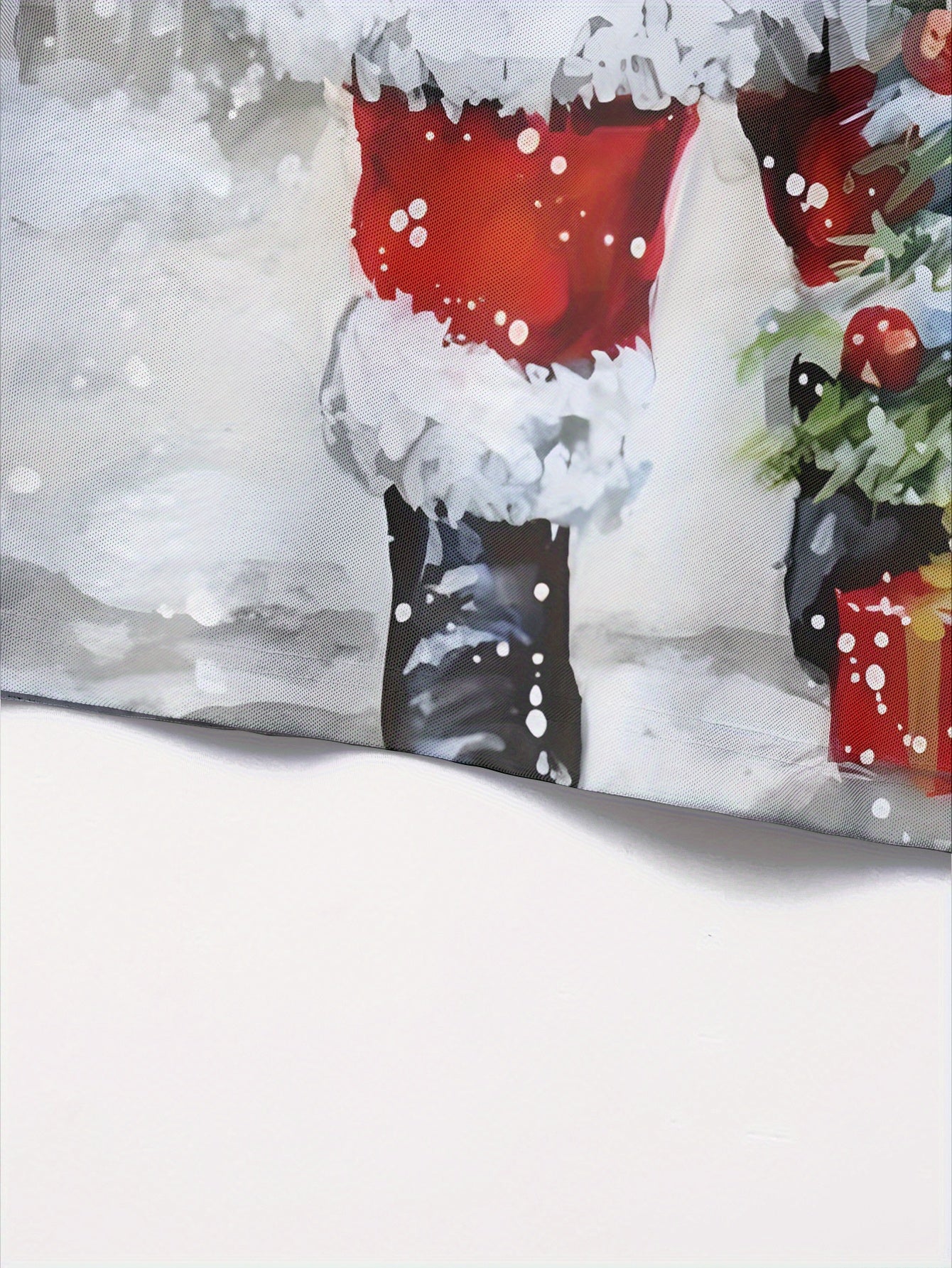 Piet | Casual Long Sleeve Polo with Christmas Print