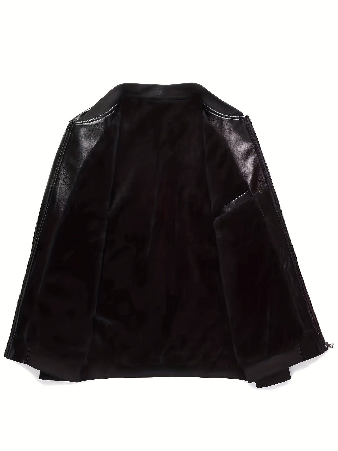 Piet | Classic Design PU Jacket in Solid Colour