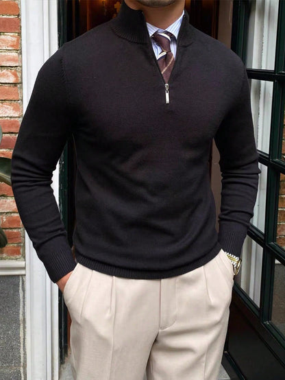 Piet | Men's Roll Neck Jumper in Old Money Style