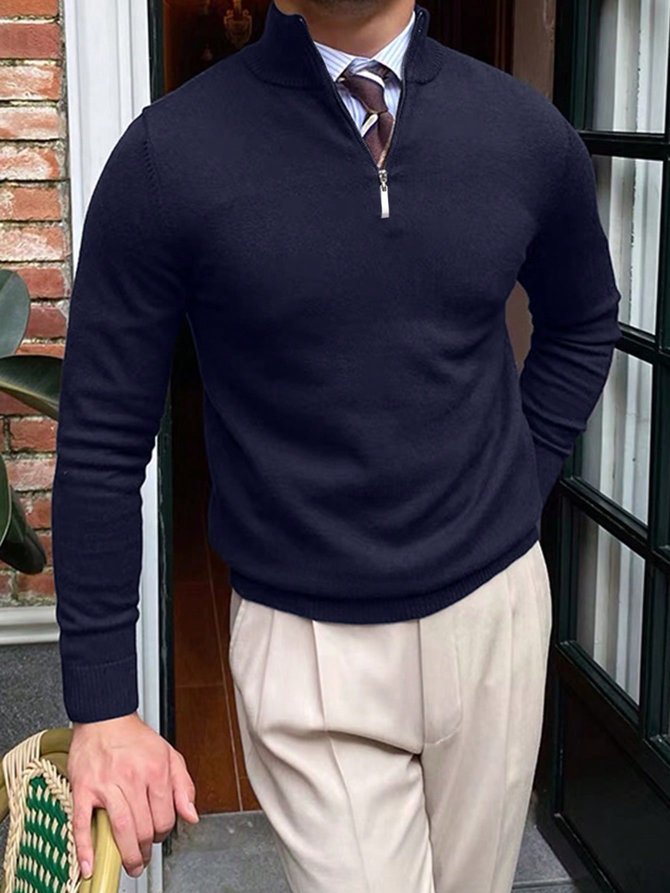 Piet | Men's Roll Neck Jumper in Old Money Style