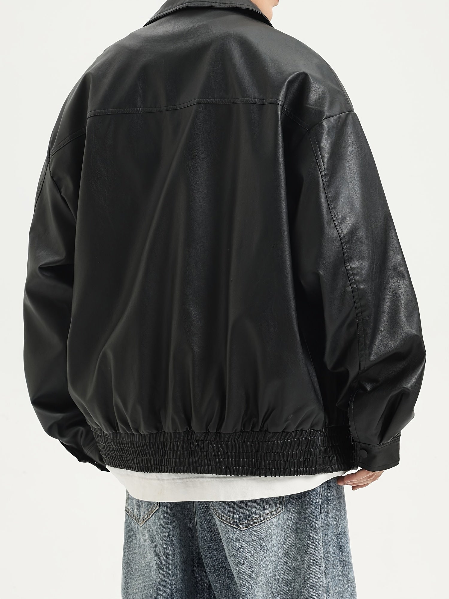Pim | Sturdy PU Leather Men's Jacket