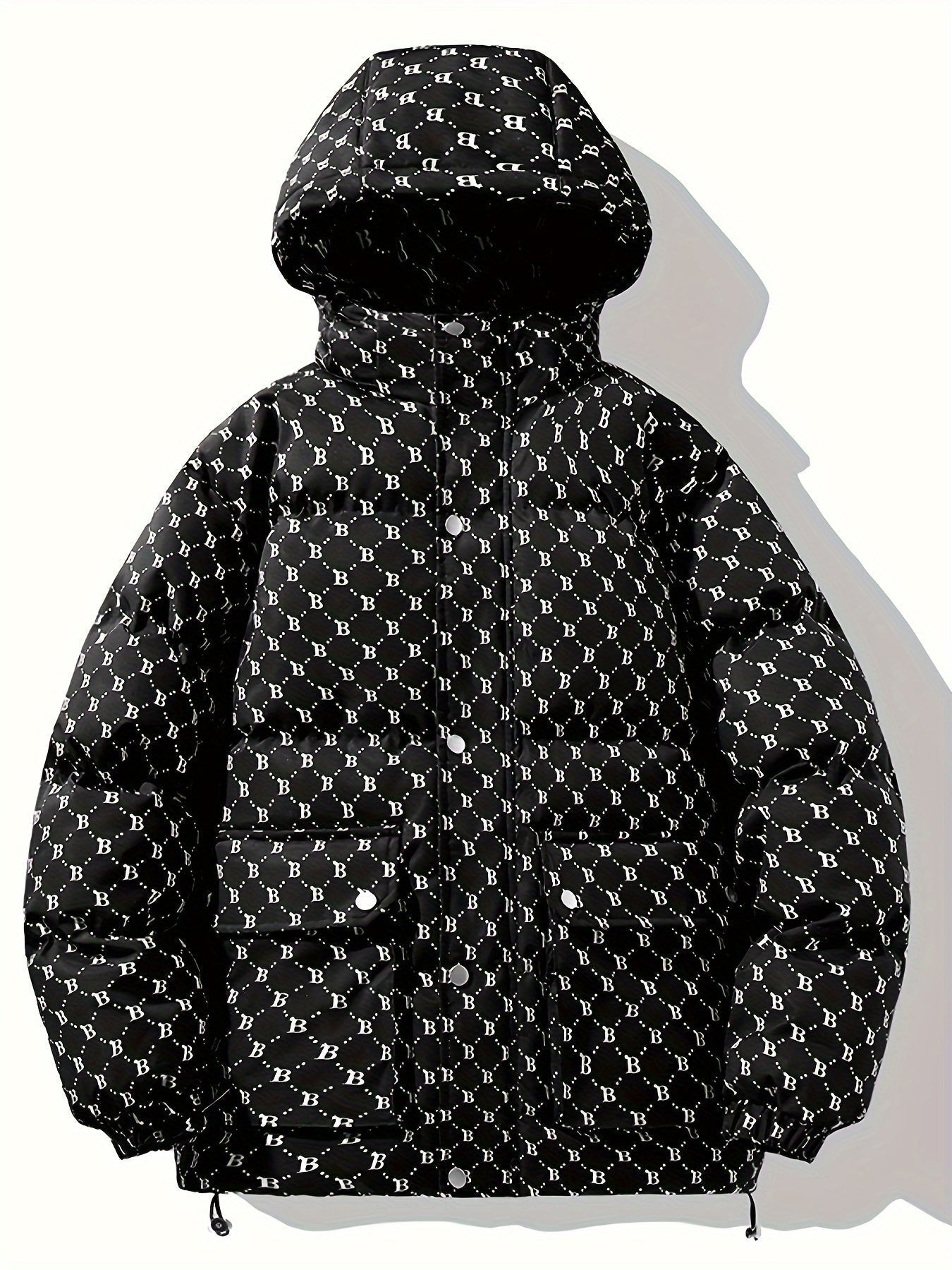 Pim | Stylish Solid Colour Padded Jacket with Pockets