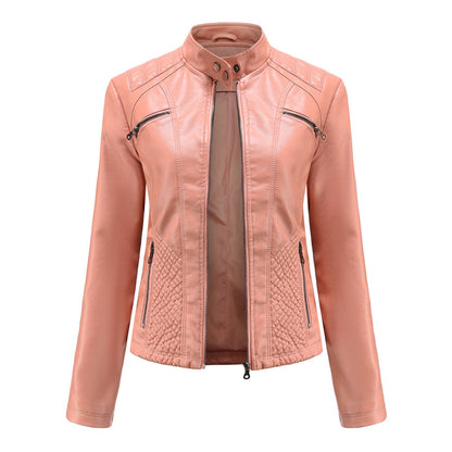 Leather Jacket for Women - Morgan