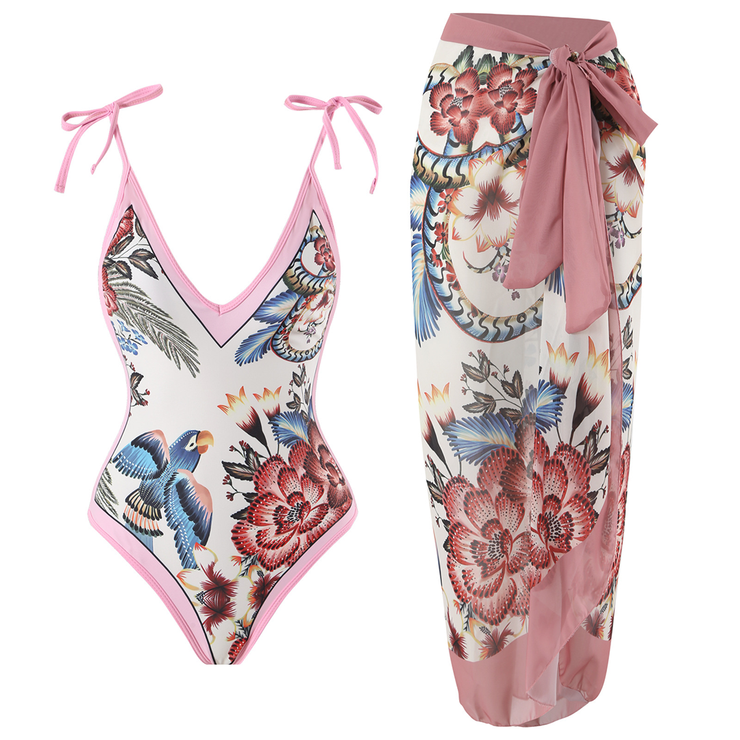 Costume da bagno vintage con volant